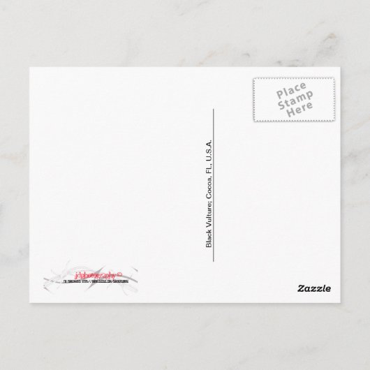 Porträt eines Vulkans Postkarte (Rückseite)