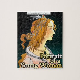 Porträt eines weiblichen Puzzles