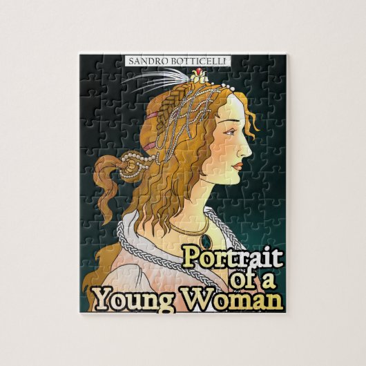Porträt eines weiblichen Puzzles (Vertikal)