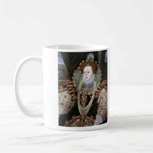 Porträt Elizabeth I Kaffeetasse (Links)