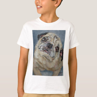 Porträt Elvis Puggy durch Nancy Medina T-Shirt