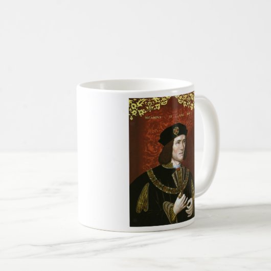 Porträt englischen Königs Richard III Kaffeetasse (VorderseiteRechts)