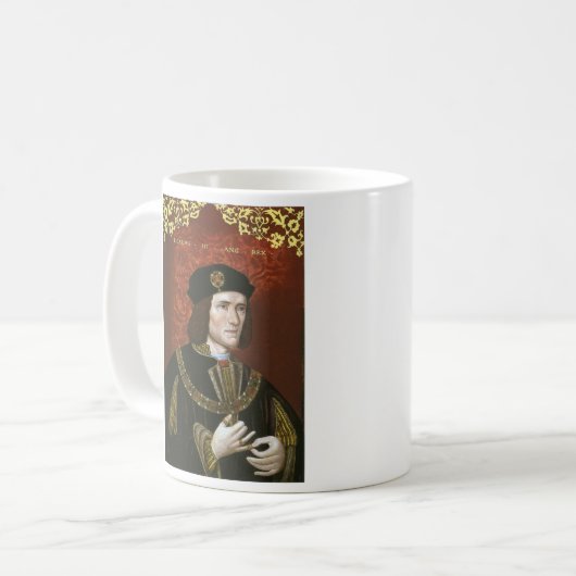 Porträt englischen Königs Richard III Kaffeetasse (Vorderseite Links)