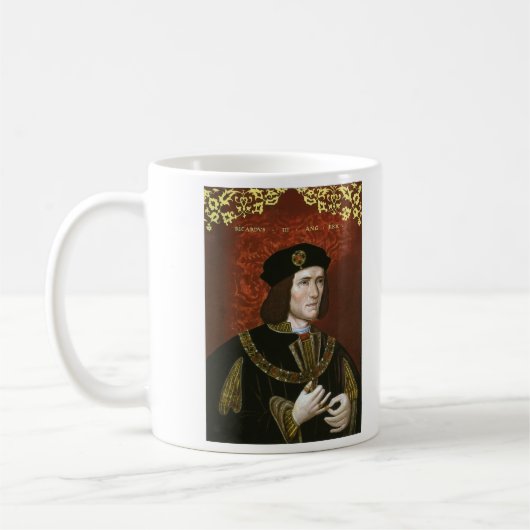 Porträt englischen Königs Richard III Kaffeetasse (Links)