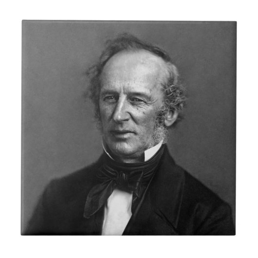 Porträt Flottenadmiral-Cornelius Vanderbilt circa Fliese (Vorderseite)