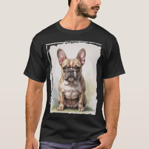 Porträt Französische Bulldogge T-Shirt