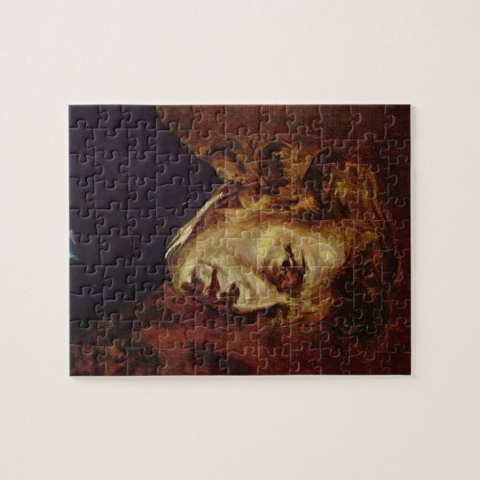Porträt Frederic Chopin durch Eugene Delacroix Puzzle (Horizontal)