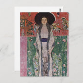 Porträt Gustav Klimt von Adele Bloch-Bauer II Postkarte (Vorne/Hinten)