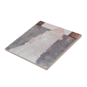 Porträt Gustav Klimt- von Margaret Wittgenstein Fliese