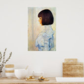 Porträt Helene Klimt von Gustav Klimt Poster (Küche)