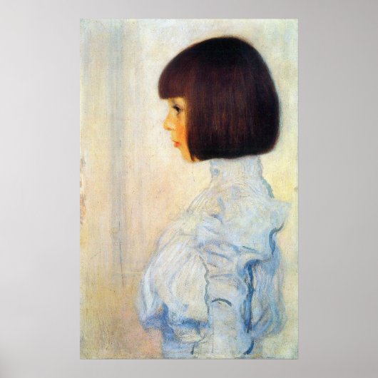 Porträt Helene Klimt von Gustav Klimt Poster (Vorne)