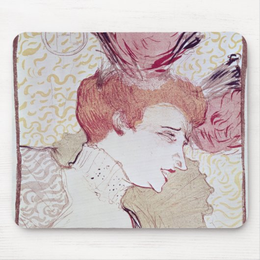 Porträt Henrides Toulouse-Lautrec | von Marcelle L Mousepad (Vorne)
