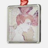 Porträt Henrides Toulouse-Lautrec | von Marcelle L Silbernes Ornament (Links)