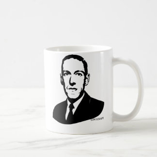 Porträt HPs Lovecraft Kaffeetasse