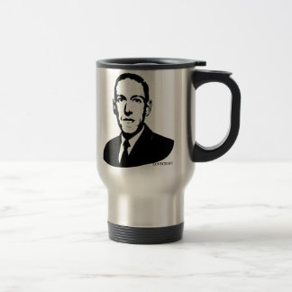 Porträt HPs Lovecraft Reisebecher
