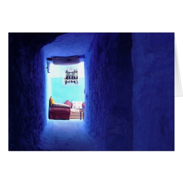 Porträt im Blau (Vorderseite (Horizontal))