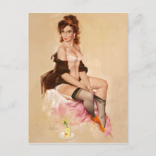 Porträt junger Frauen Postkarte (Vorderseite)