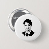 Porträt Justin Trudeau Button (Vorne & Hinten)