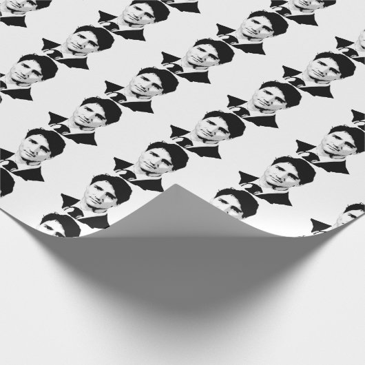 Porträt Justin Trudeau Geschenkpapier (Ecke)