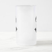 Porträt Justin Trudeau Mattglas Bierglas (Mittel)