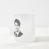 Porträt Justin Trudeau Mattglastasse (Vorderseite Links)