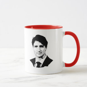 Porträt Justin Trudeau Tasse