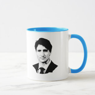 Porträt Justin Trudeau Tasse