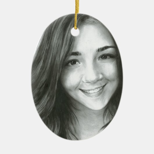 Porträt Keramikornament (Vorne)