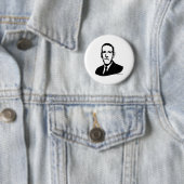 Porträt-Knopf HPs Lovecraft Button (Beispiel)
