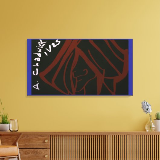 Porträt Leinwanddruck (Insitu (Wohnzimmer))