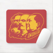 Porträt Marx Lenin Mao Mousepad (Mit Mouse)