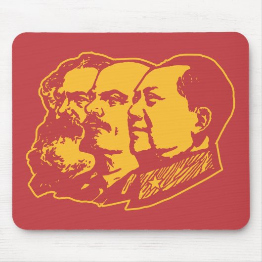 Porträt Marx Lenin Mao Mousepad (Vorne)