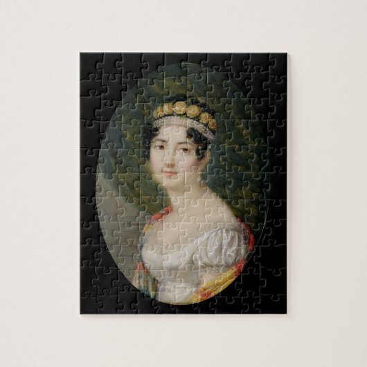 Porträt-Miniatur der Kaiserin Josephine (1763- Puzzle (Vertikal)