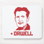 Porträt Mousepad Georges Orwell (Vorne)