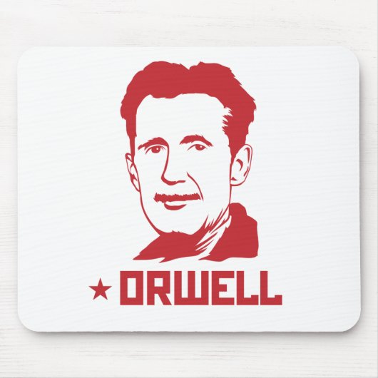 Porträt Mousepad Georges Orwell (Vorne)
