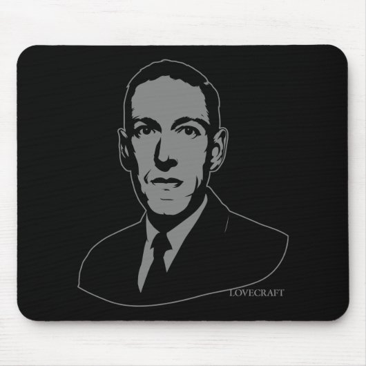 Porträt Mousepad HPs Lovecraft (Vorne)