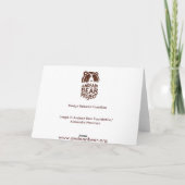 Porträt Notecard A. Neuman Bubu Karte (Rückseite)