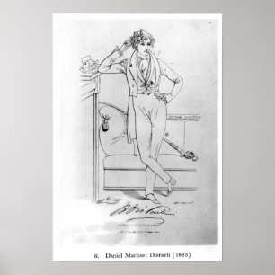 Porträt ofBenjamin Disraeli Autor 'Vivian Poster