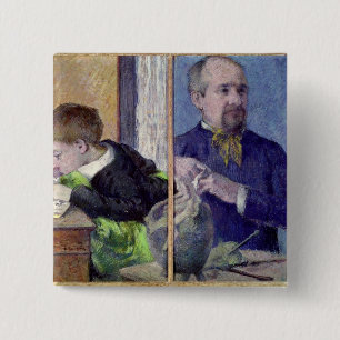 Porträt Paul Gauguins   von Jean Paul Aube und Button