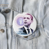 Porträt Präsidenten-Barack Obama Button (Beispiel)
