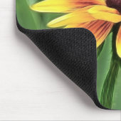 Porträt - schwarze mit Augen Susan Mousepad (Ecke)