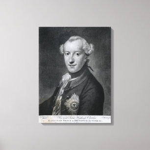 Porträt seiner ruhigsten Hoheit Charles Leinwanddruck