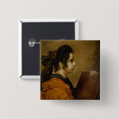 Porträt setzte voraus, Juana Pacheco als Sibyl zu Button (Vorne & Hinten)