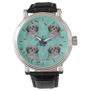 Porträt Shih Tzu Armbanduhr