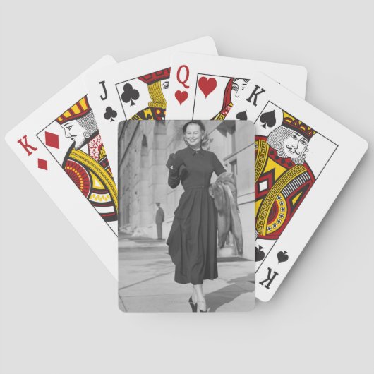 Porträt Spielkarten (Rückseite)