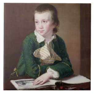 Porträt T33403 des Revd William Rastall als B Fliese