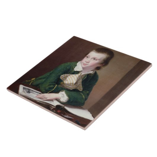 Porträt T33403 des Revd William Rastall als B Fliese (Seite)