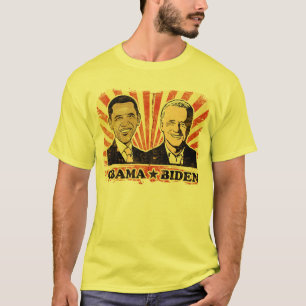 Porträt-T - Shirt Obama Biden