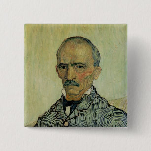 Porträt Vincent van Goghs   des Betriebsleiters Button
