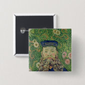 Porträt Vincent van Goghs | des Briefträgers Button (Vorne & Hinten)